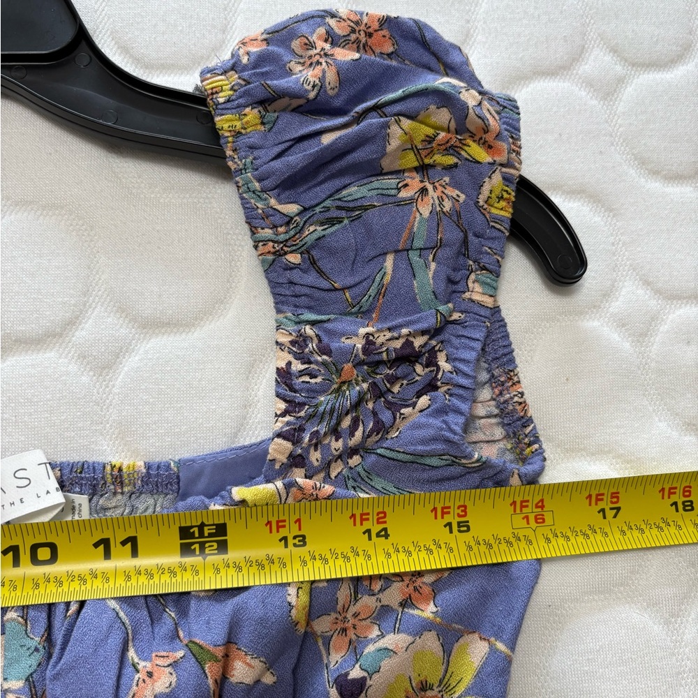 ASTR the Label Bonjour Button Front Dress in Periwinkle Multi Floral - Picture 5 of 7